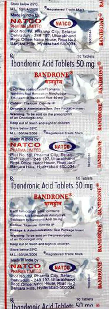 Bandrone 50mg Strip Of 10 Tablets