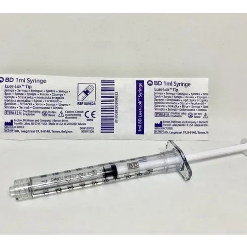 BD Syringe 1ml Luer Lock without Needle-100 pcs box
