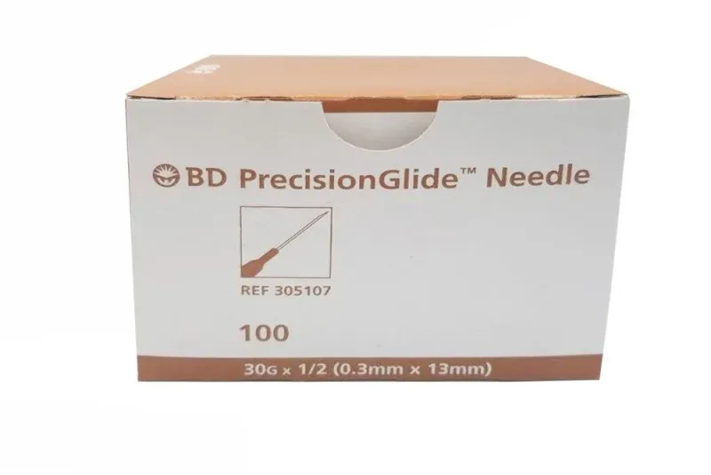 BD Microlance Needle 30G x 1/2 (0.3mm x 13mm) - Box of 100 Units