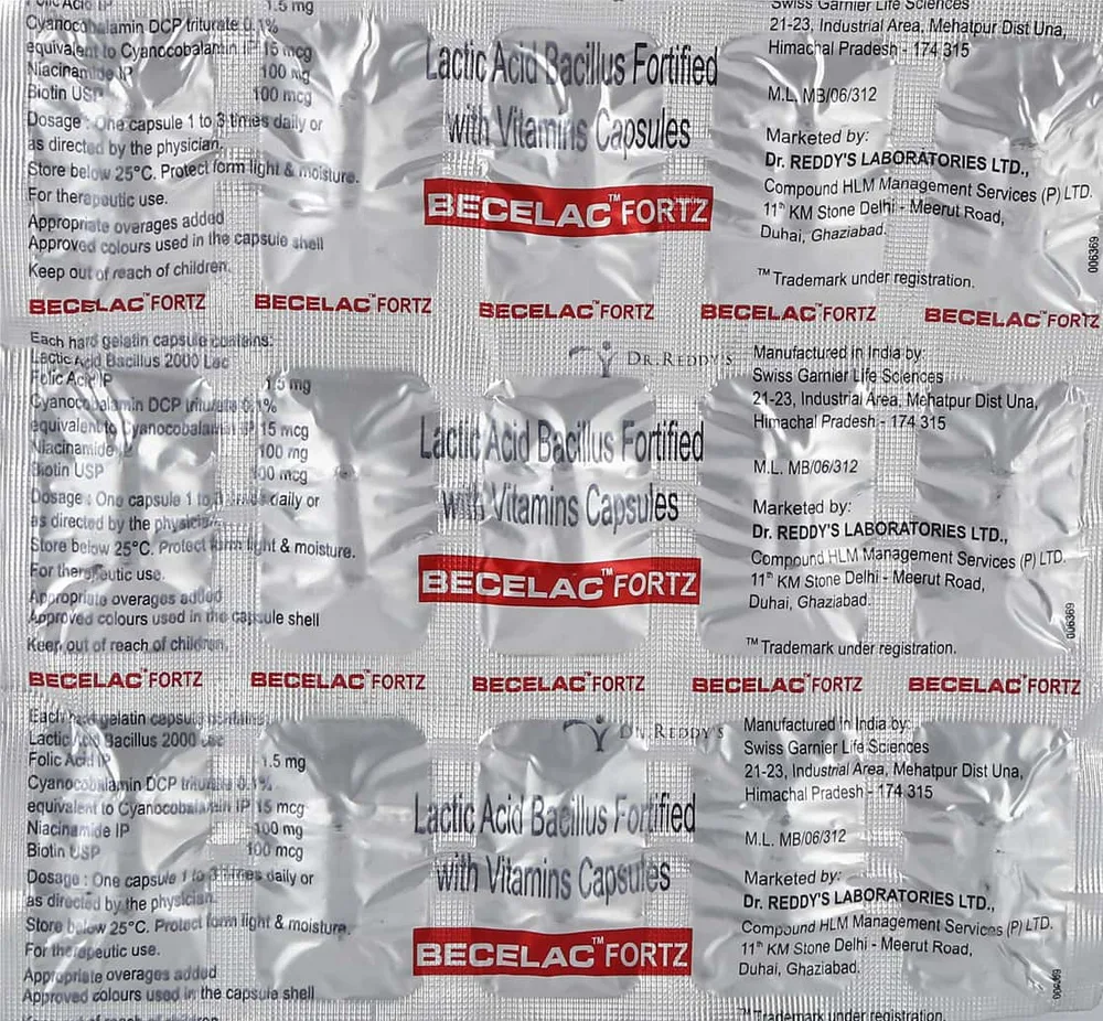 Becelac Fortz Strip Of 15 Capsules