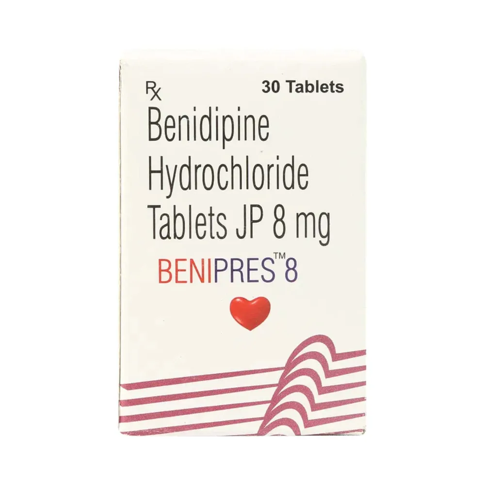 Benipres 8mg Bottle Of 30 Tablets