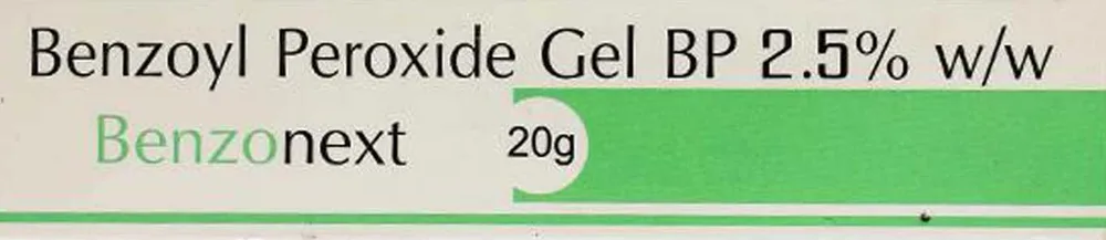 Benzonext 2.5% Tube Of 20gm Gel