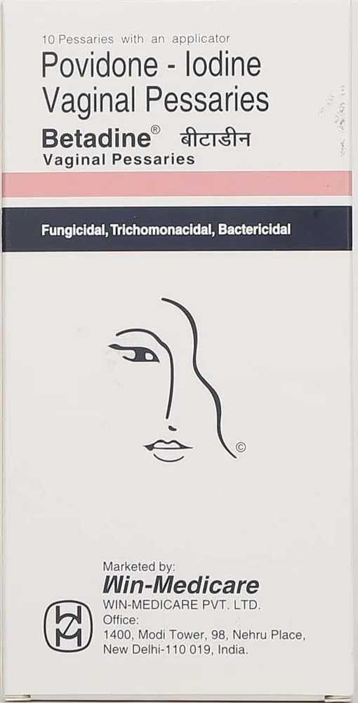 Betadine 200mg Strip Of 10 Vaginal Pessaries