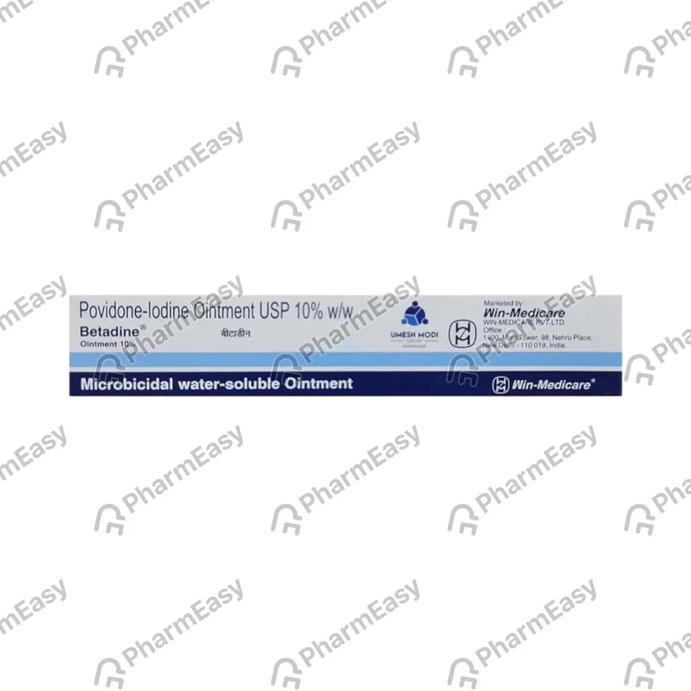 Betadine Tube Of 10gm Ointment