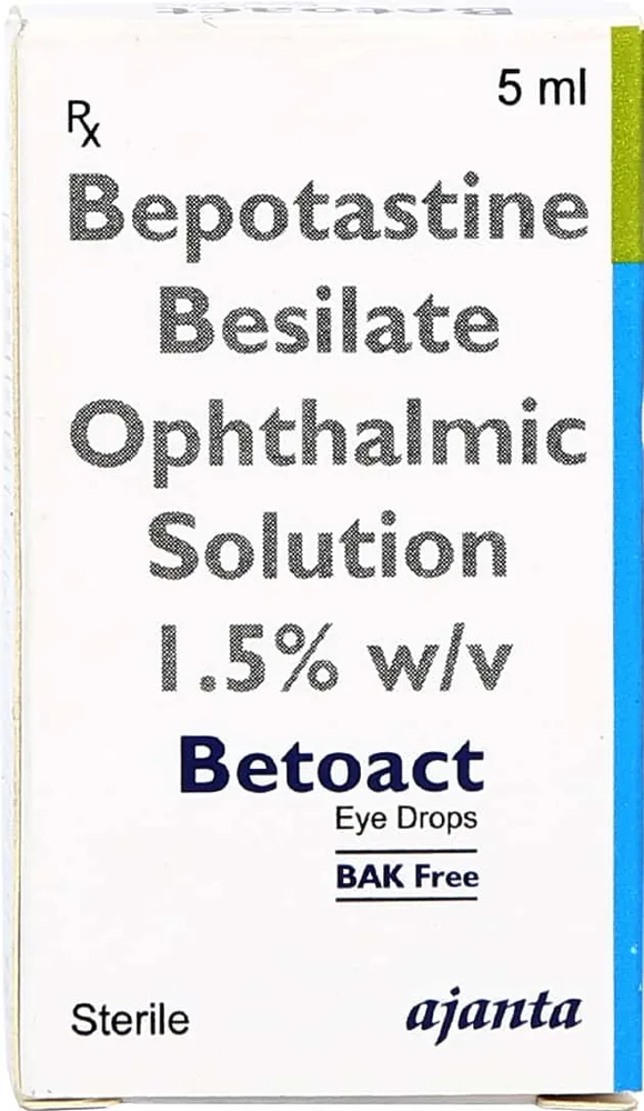 Betoact Bottle Of 5ml Eye Drops