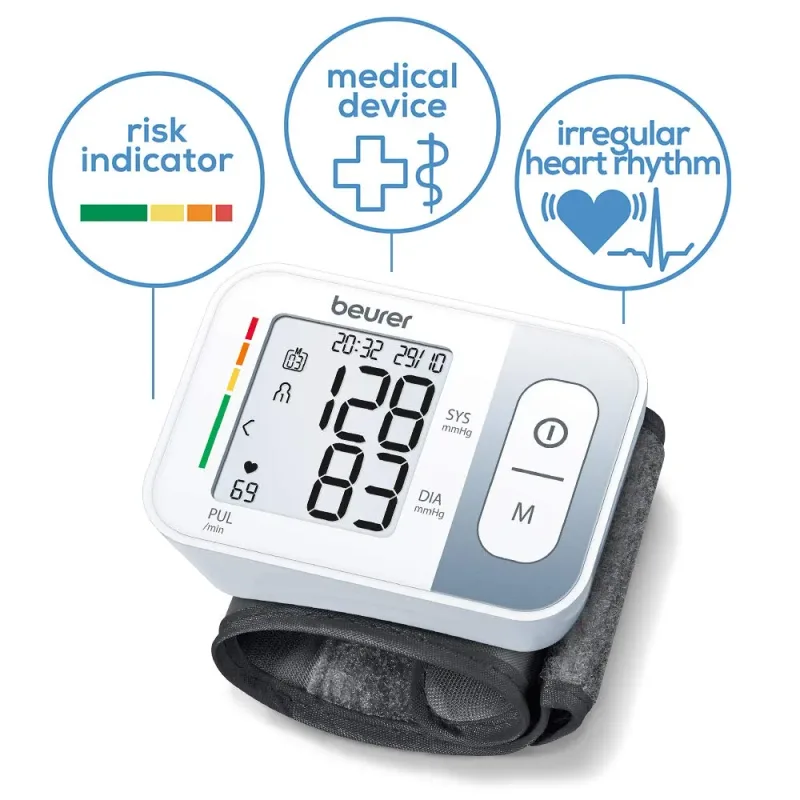 Beurer Medical Wrist Blood Pressure Monitor (BC-28)