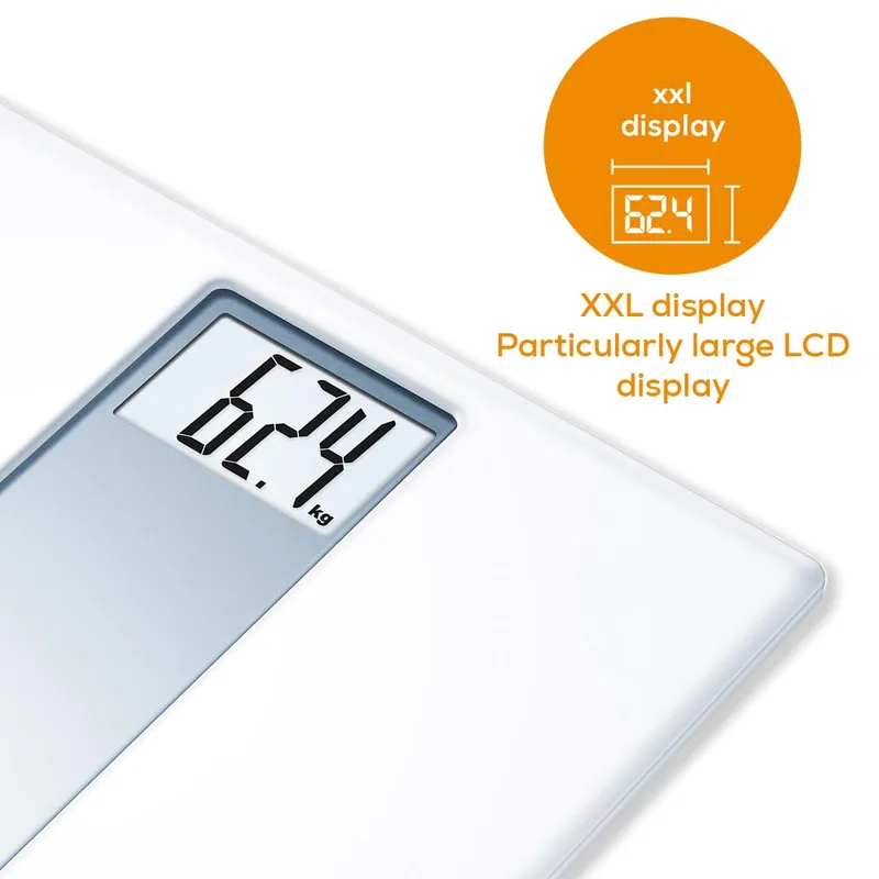 Beurer Digital Bathroom Scale (White) (PS-160)