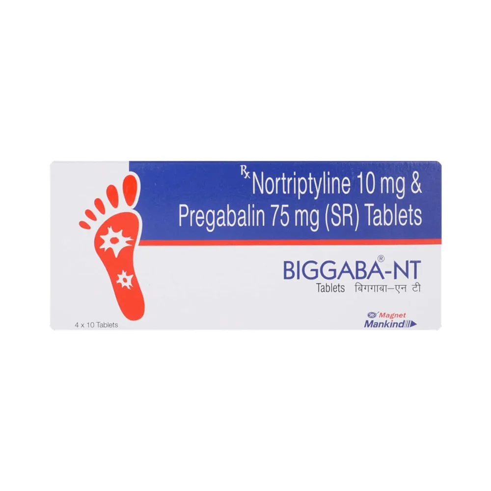 Biggaba Nt Strip Of 10 Tablets