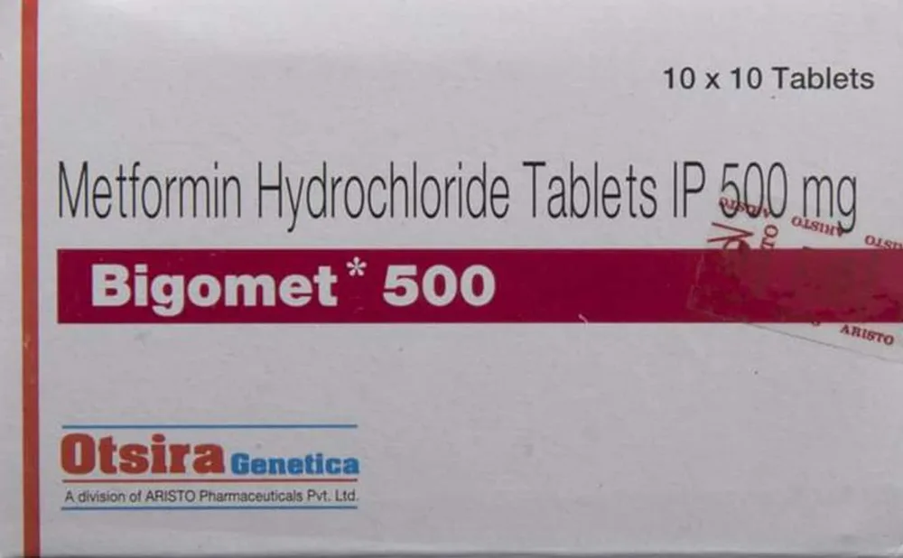 Bigomet 500mg Strip Of 10 Tablets