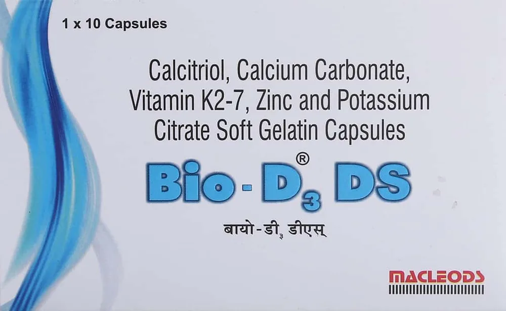 Bio D3 Ds Strip Of 10 Capsules