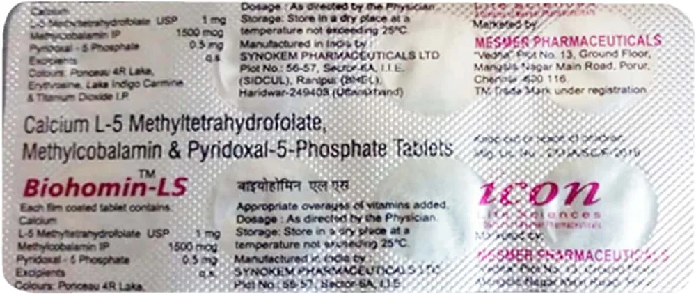 Biohomin Ls Strip Of 10 Tablets