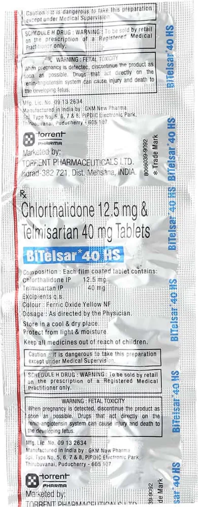Bitelsar Hs 40mg Tablet