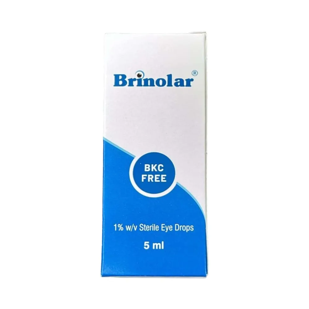 Brinolar Bkc Free Bottle Of 5ml Eye Drops