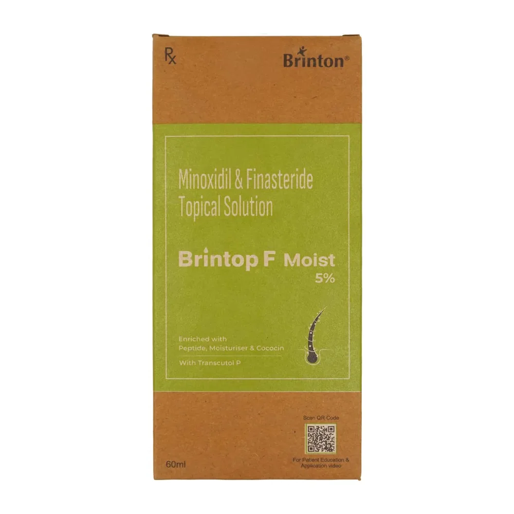 Brintop F Moist 5% Bottle Of 60ml Solution