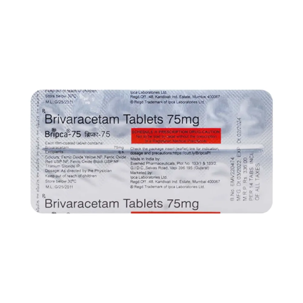 Bripca 75mg Strip Of 14 Tablets