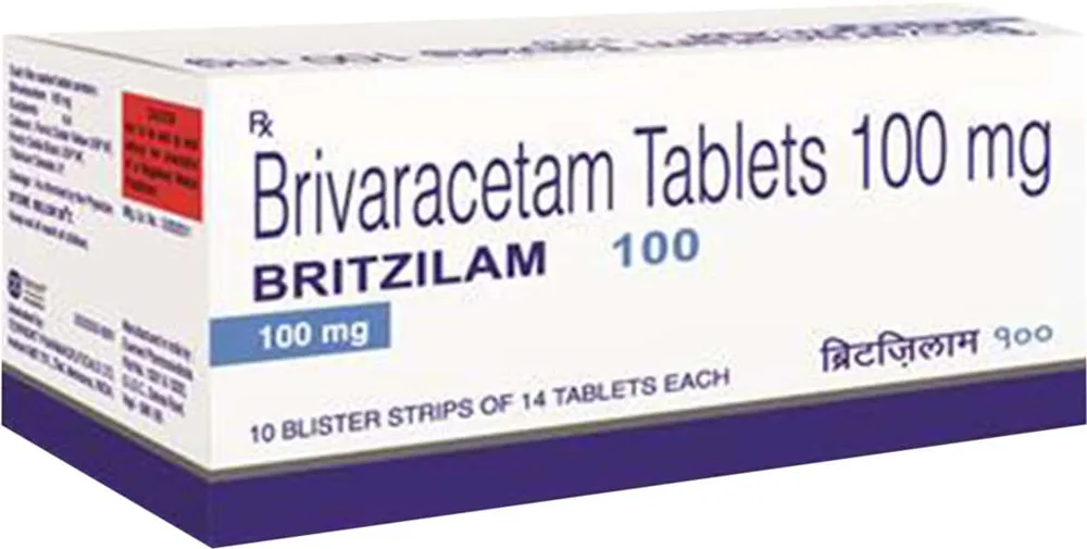 Britzilam 100mg Strip Of 14 Tablets