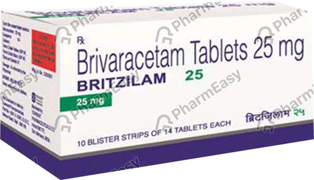 Britzilam 25mg Strip Of 14 Tablets