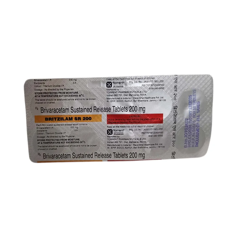 Britzilam Sr 200mg Strip Of 10 Tablets