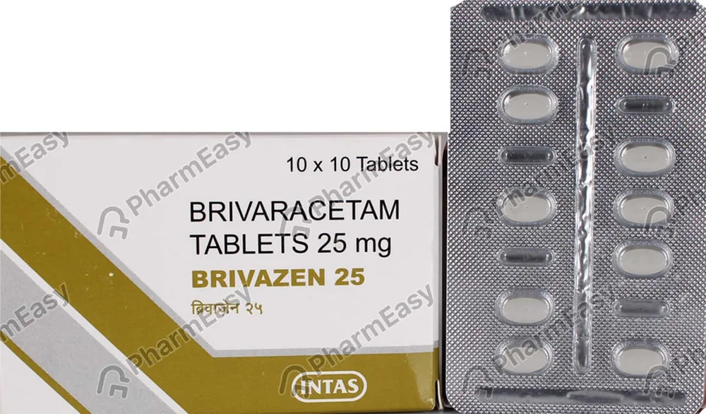 Brivazen 25mg Strip Of 10 Tablets