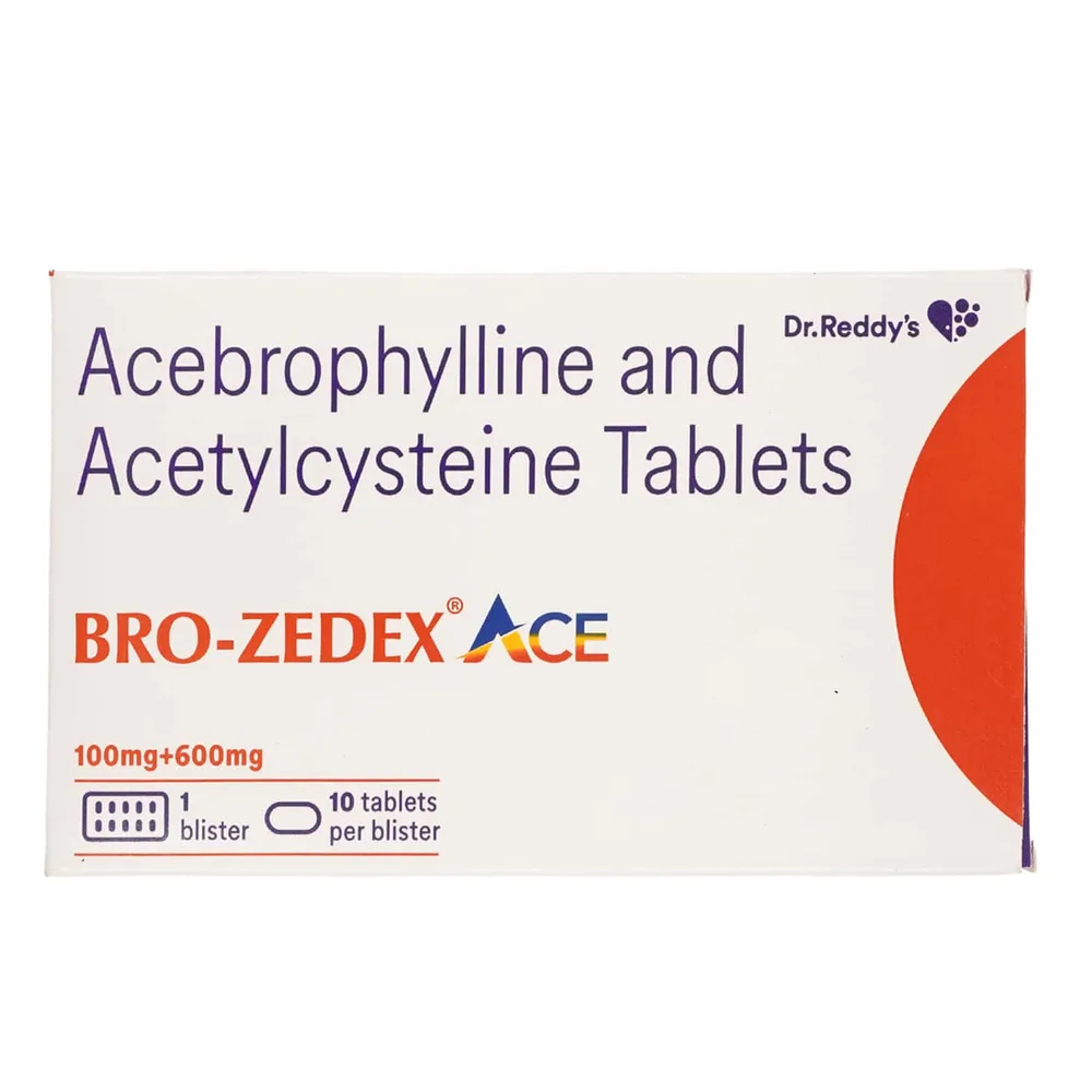 Bro Zedex Ace Strip Of 10 Tablets