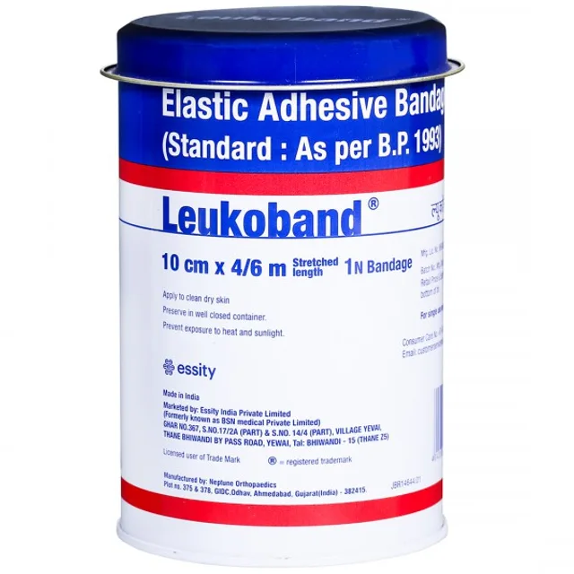 Leukoband Elastic Adhesive Bandage 10 cm x 4/6 mtr