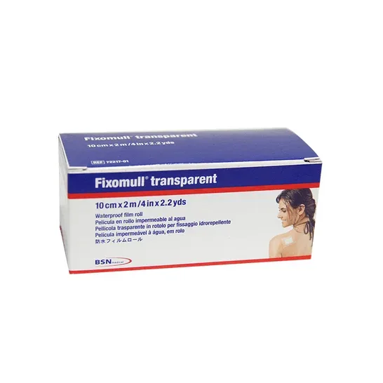 Fixomull Transparent Waterproof Fillm Roll 10cm X 2 mtr