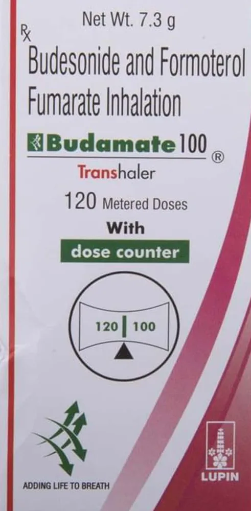 Budamate 100mcg Bottle Of 120md Transhaler