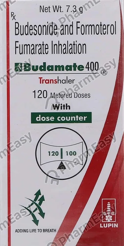 Budamate 400mcg Packet Of 120md Transhaler