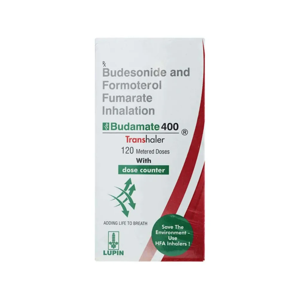 Budamate Hfa 400mcg Packet Of 120md Transhaler