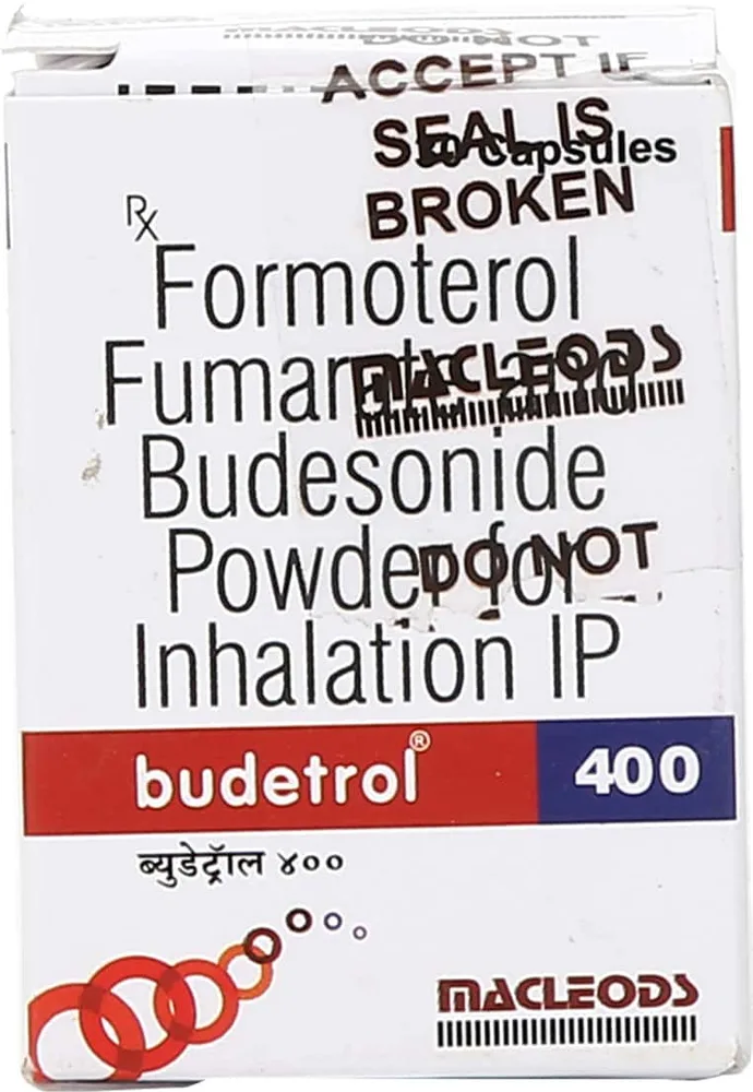 Budetrol 400mcg Bottle Of 30 Inhalation Capsules