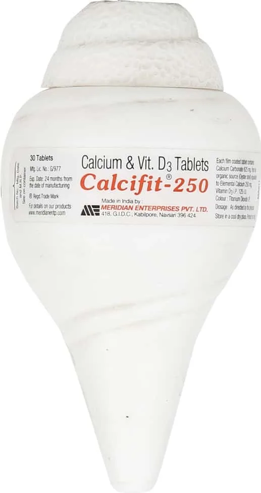 Calcifit 250mg Bottle Of 30 Tablets