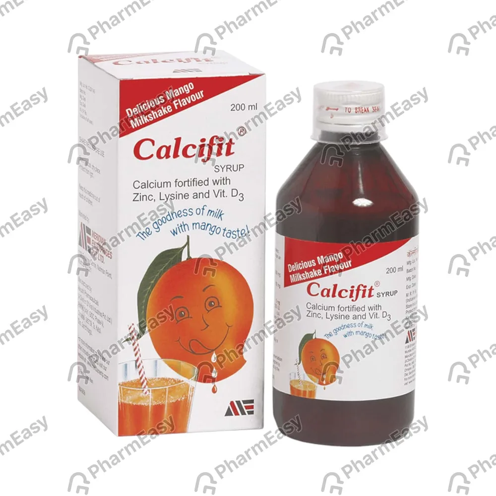 Calcifit Bottle Of 200ml Syrup