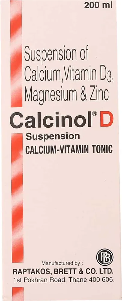 Calcinol D Bottle Of 200ml Suspension