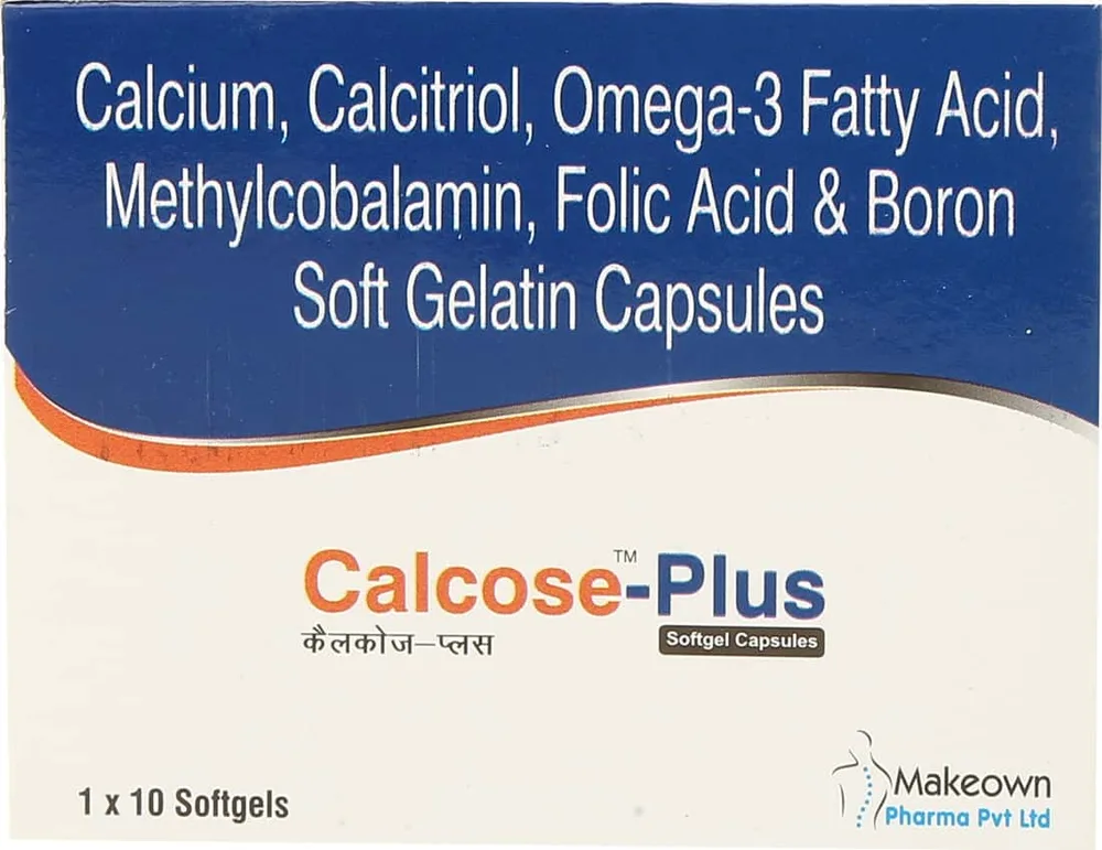 Calcose Plus Strip Of 10 Capsules