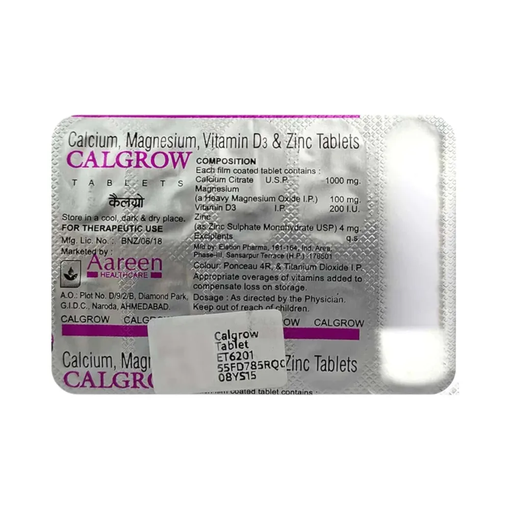 Calgrow Strip Of 10 Tablets
