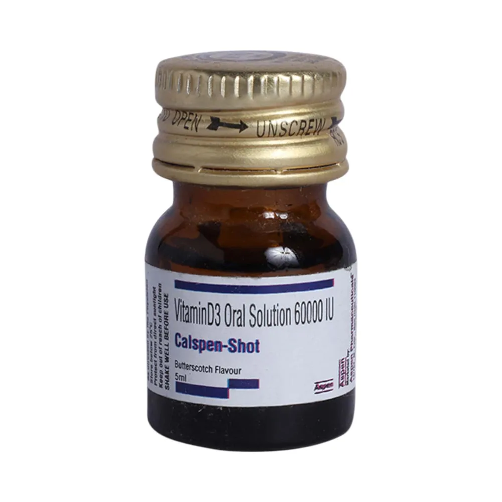 Calspen Shot Butterscotch Flavour Sugar Free Bottle Of 5ml Oral Solution