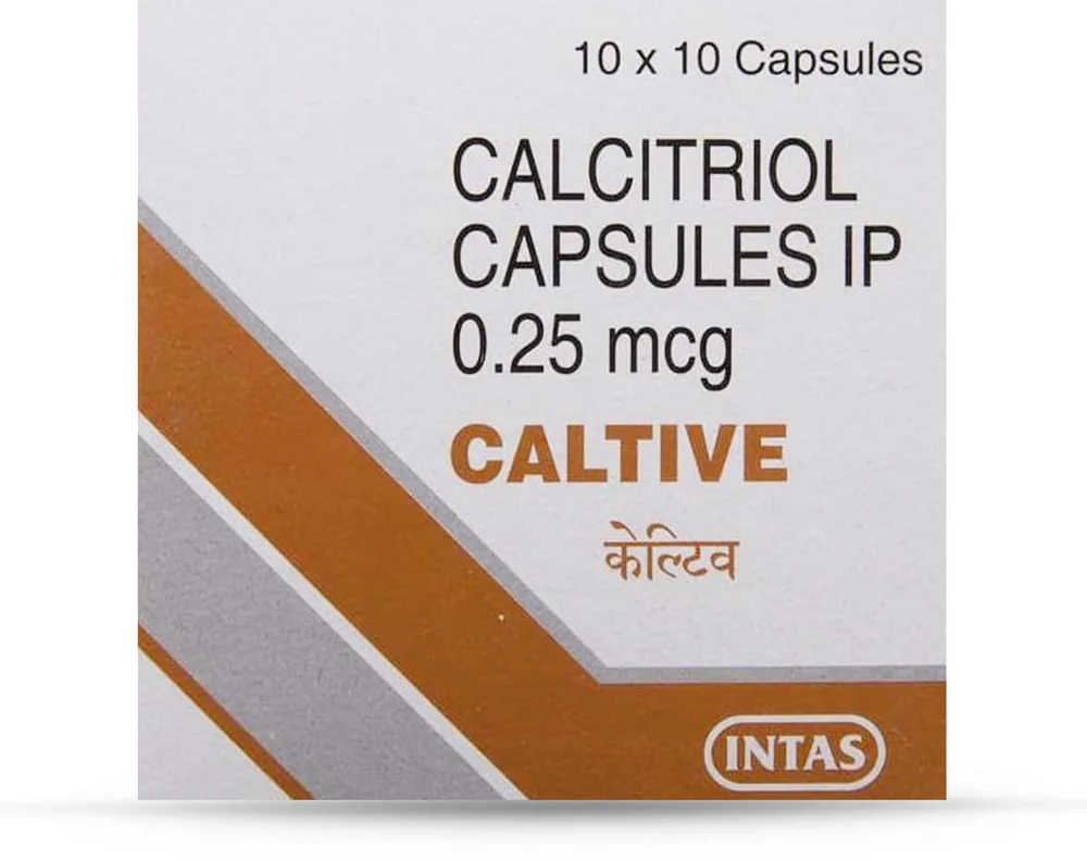Caltive 0.25mcg Strip Of 10 Capsules