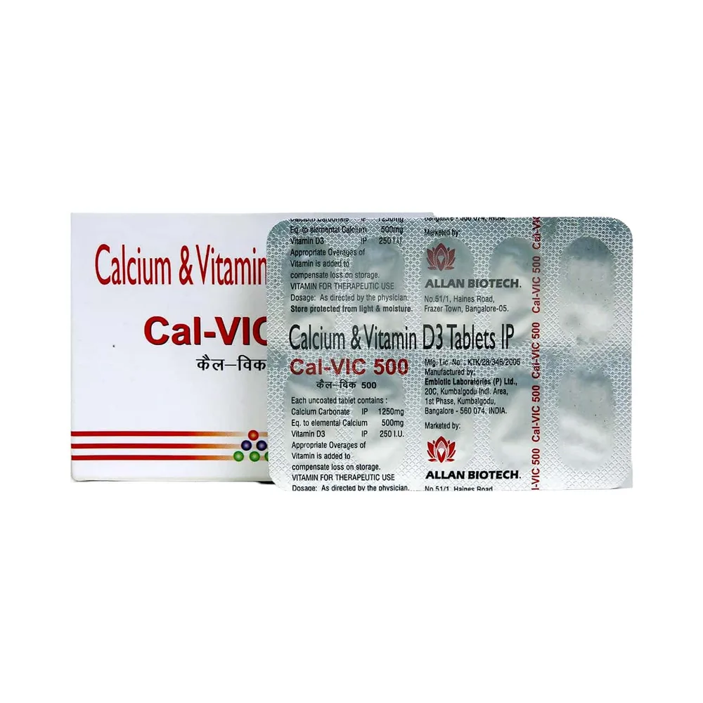 Calvic 500mg Strip Of 10 Tablets
