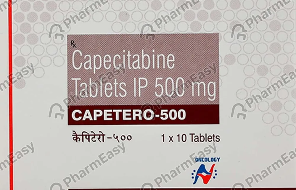 Capetero 500mg Strip Of 10 Tablets