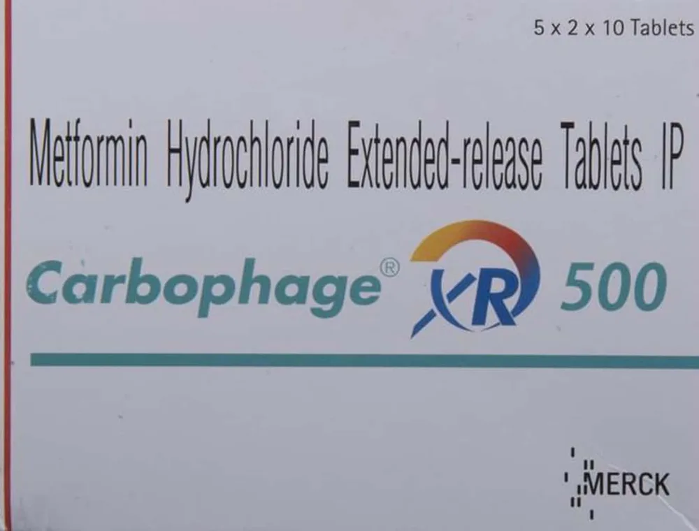 Carbophage Xr 500mg Strip Of 10 Tablets