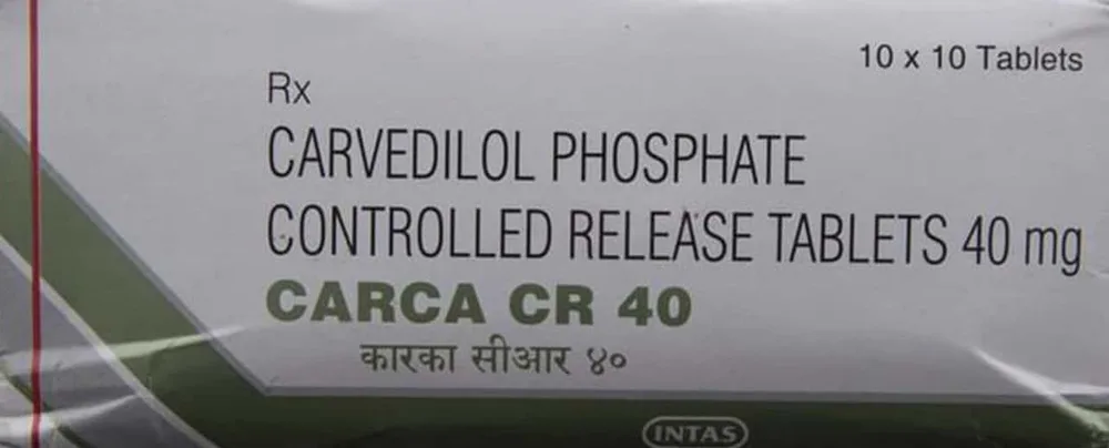Carca Cr 40mg Strip Of 10 Tablets
