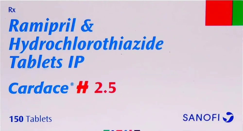Cardace H 2.5mg Strip Of 15 Tablets