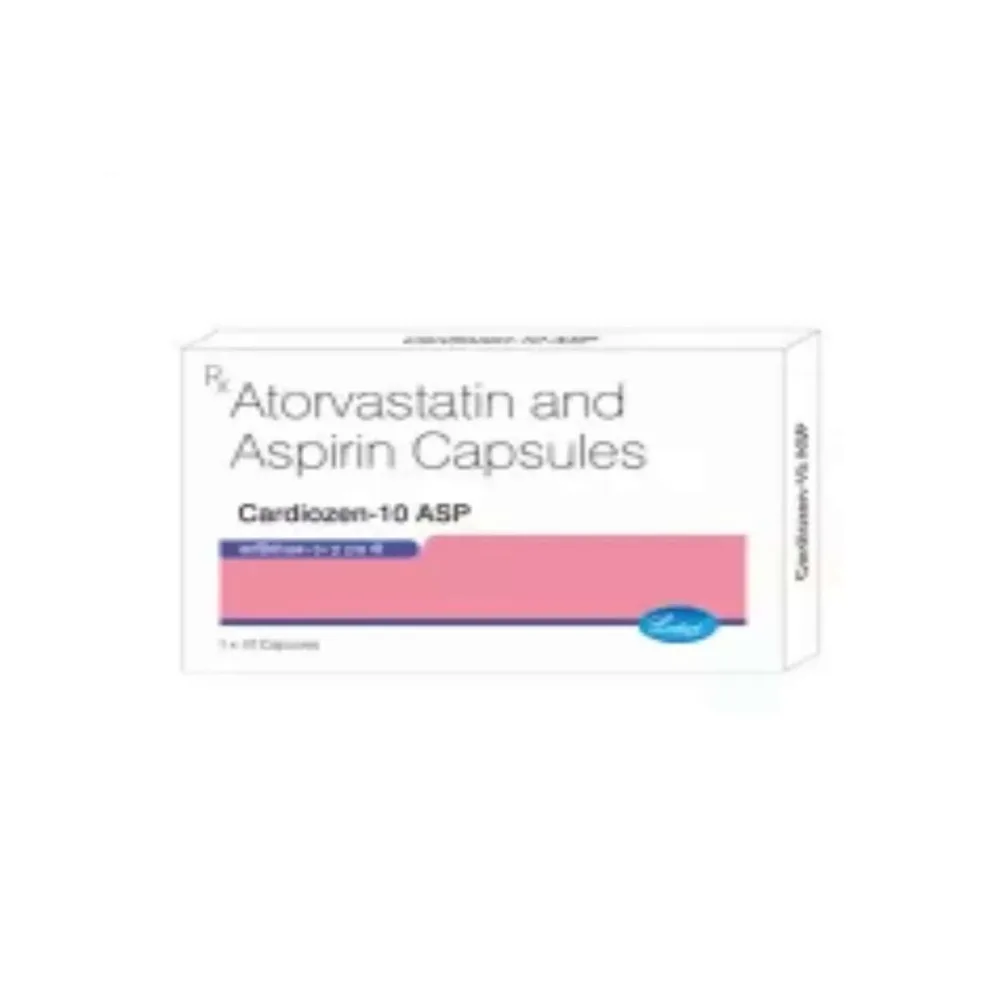 Cardiozen 10mg Asp Strip Of 10 Capsules