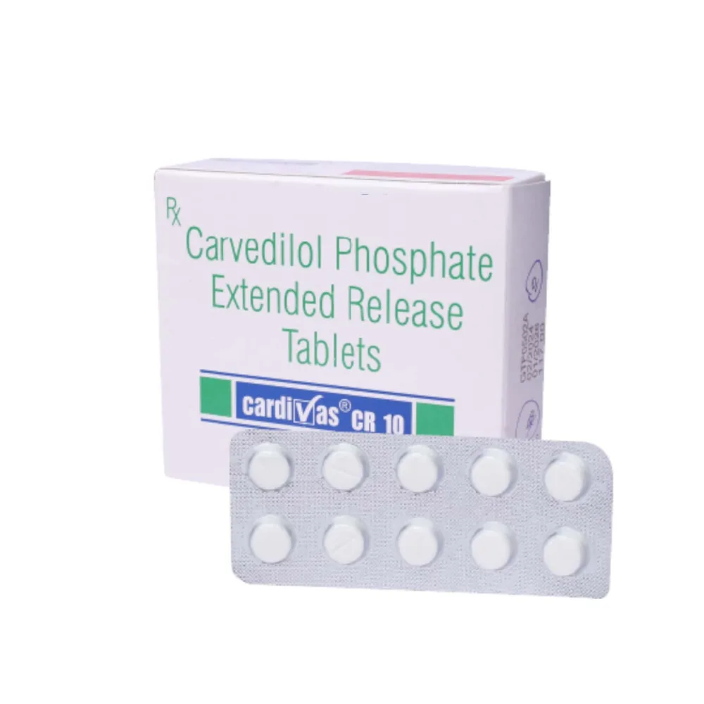 Cardivas Cr 10mg Strip Of 10 Tablets
