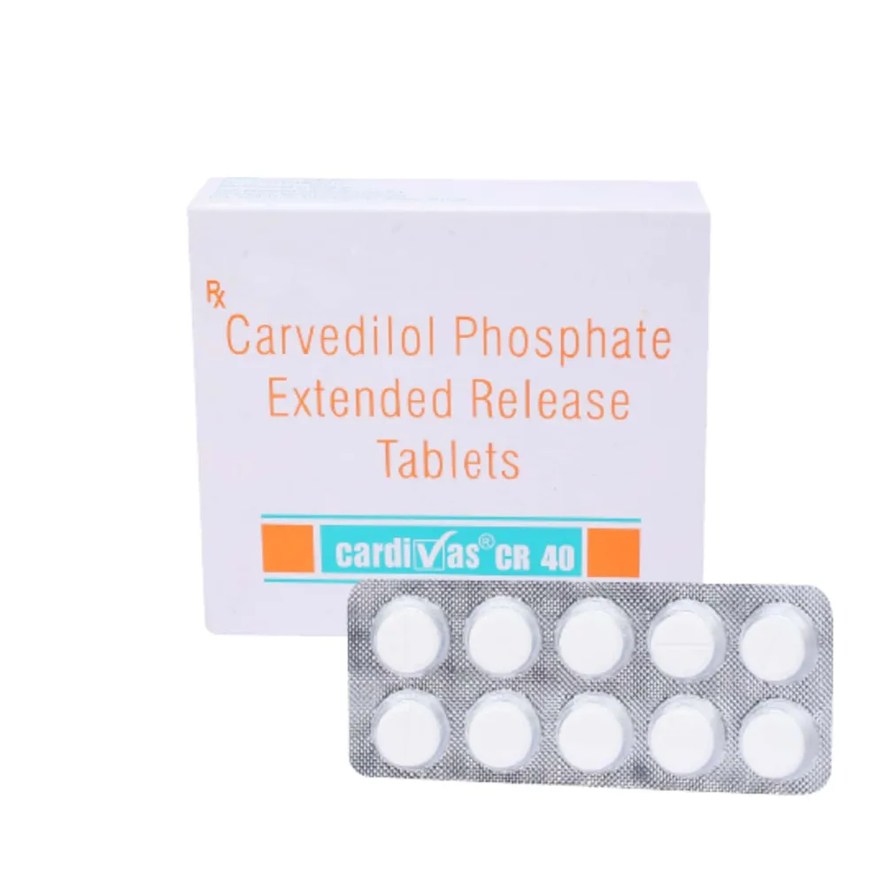 Cardivas Cr 40mg Strip Of 10 Tablets