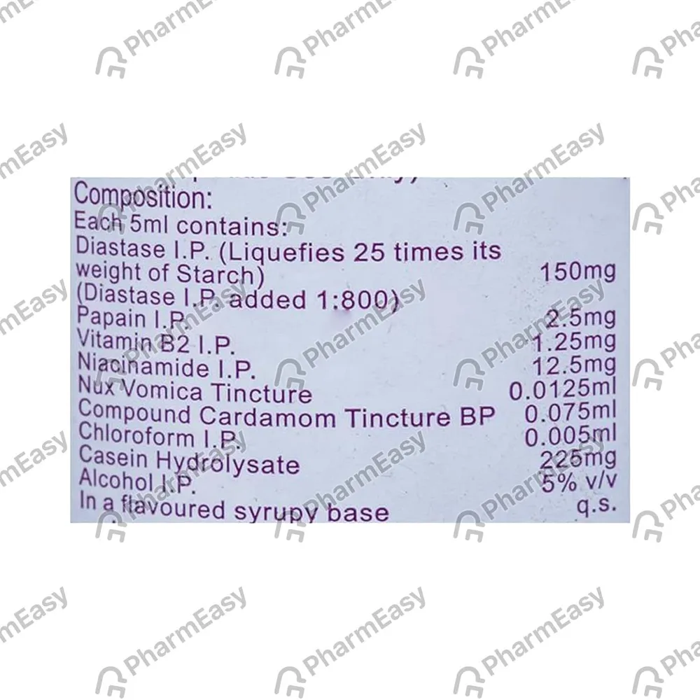 Carmozyme Bottle Of 114ml Syrup