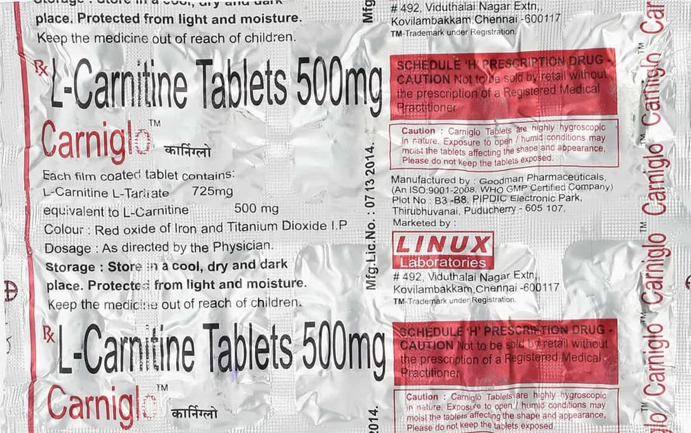 Carniglo 500mg Strip Of 10 Tablets