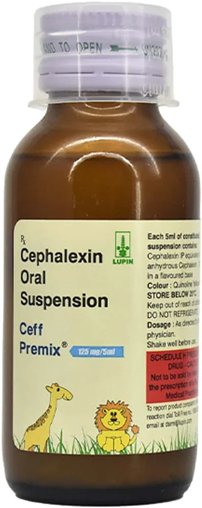 Ceff 125mg Premix Bottle Of 60ml Suspension