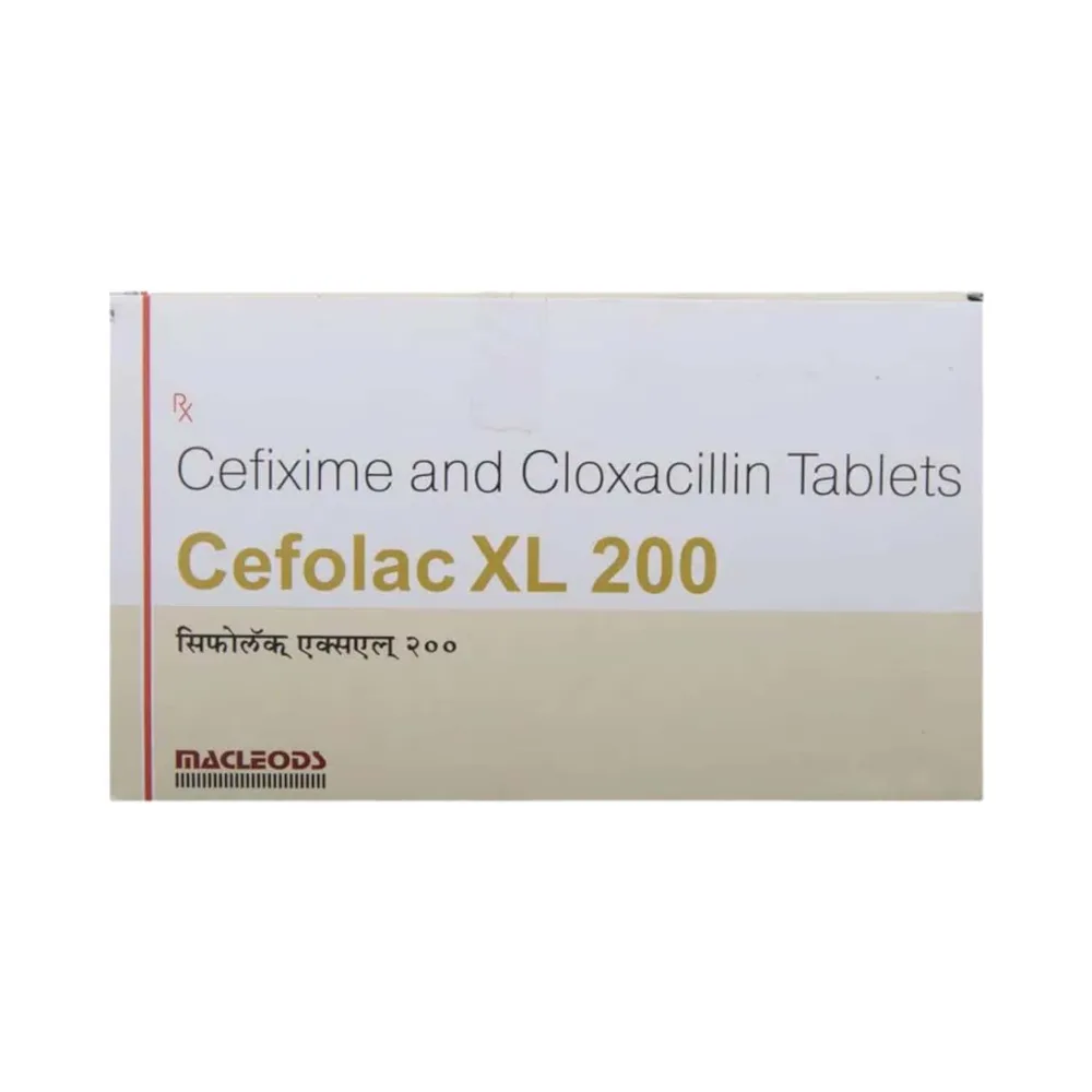 Cefolac Xl 200mg Strip Of 10 Tablets