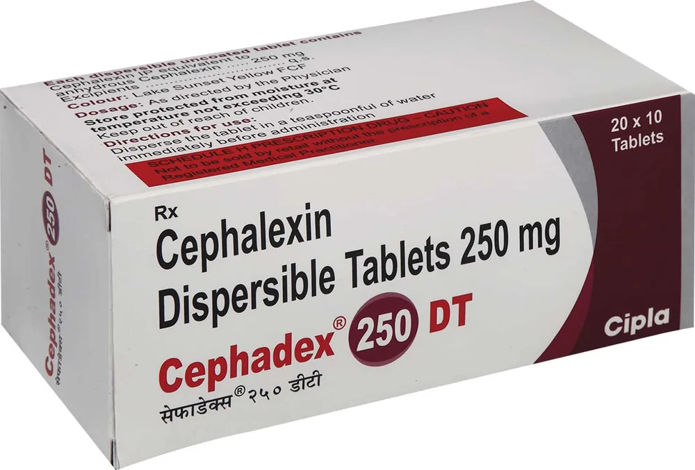 Cephadex Dt 250mg Strip Of 10 Tablets